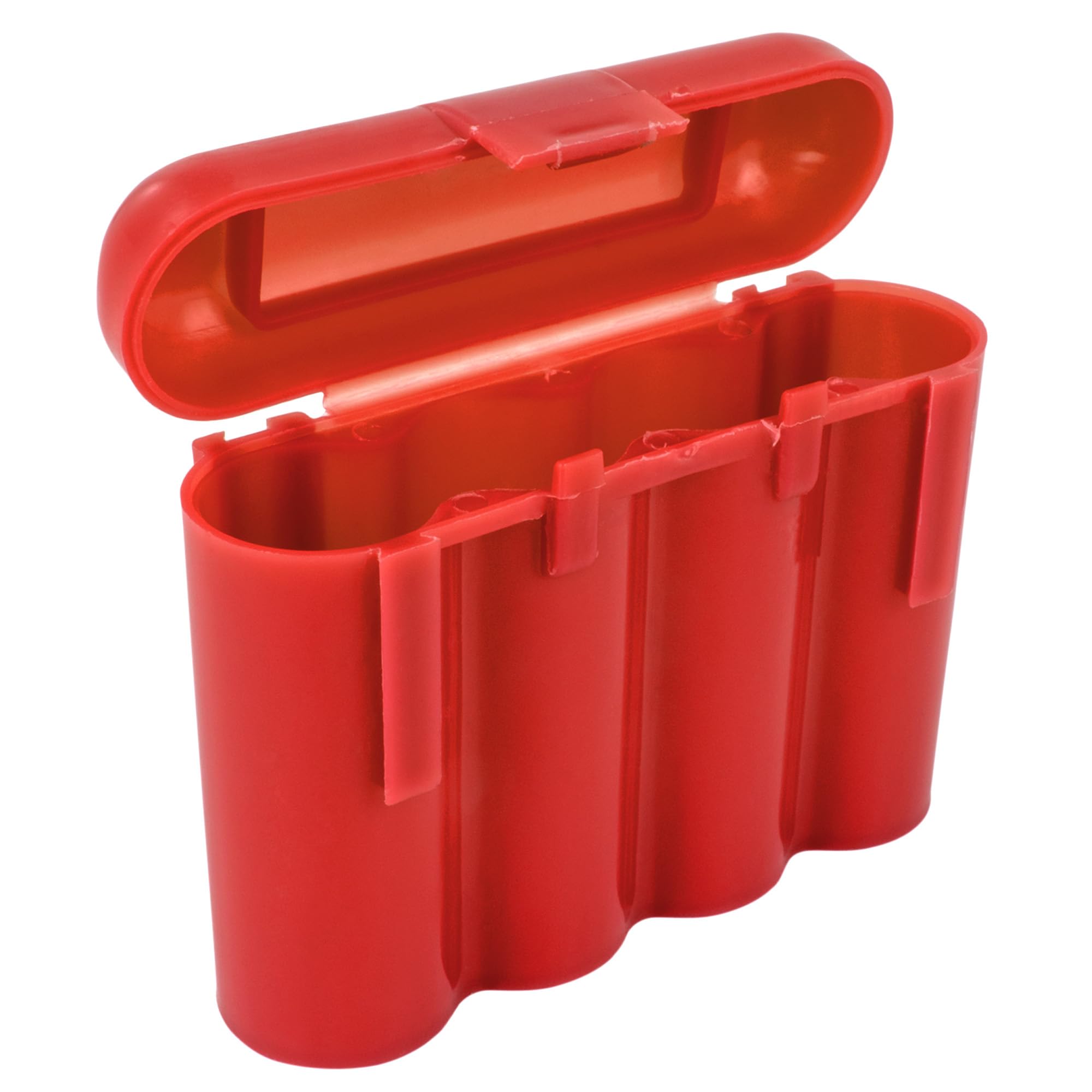 3 Pack AA AAA CR123A Battery Holder Storage Cases - Durable Plastic Battery Organizer for Home, Office, and Travel Use
