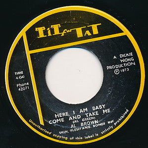 Al Brown (4) - Skin, Flesh & Bones: Here I Am Baby Come And Take Me (7) (VG) - Perfect for Vintage Music Collectors & 70s Soul Enthusiasts
