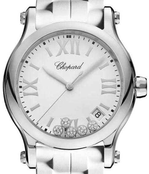 Chopard Happy Sport Women's Watch - Stainless Steel & Diamond Accents - Elegant Luxury Timepiece for Daily Wear & Special Occasions