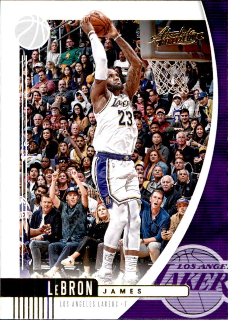 2019-20 Panini Absolute Retail #66 LeBron James Los Angeles Lakers Basketball Trading Card - Perfect for NBA Collectors, Sports Memorabilia & Fan Gifts