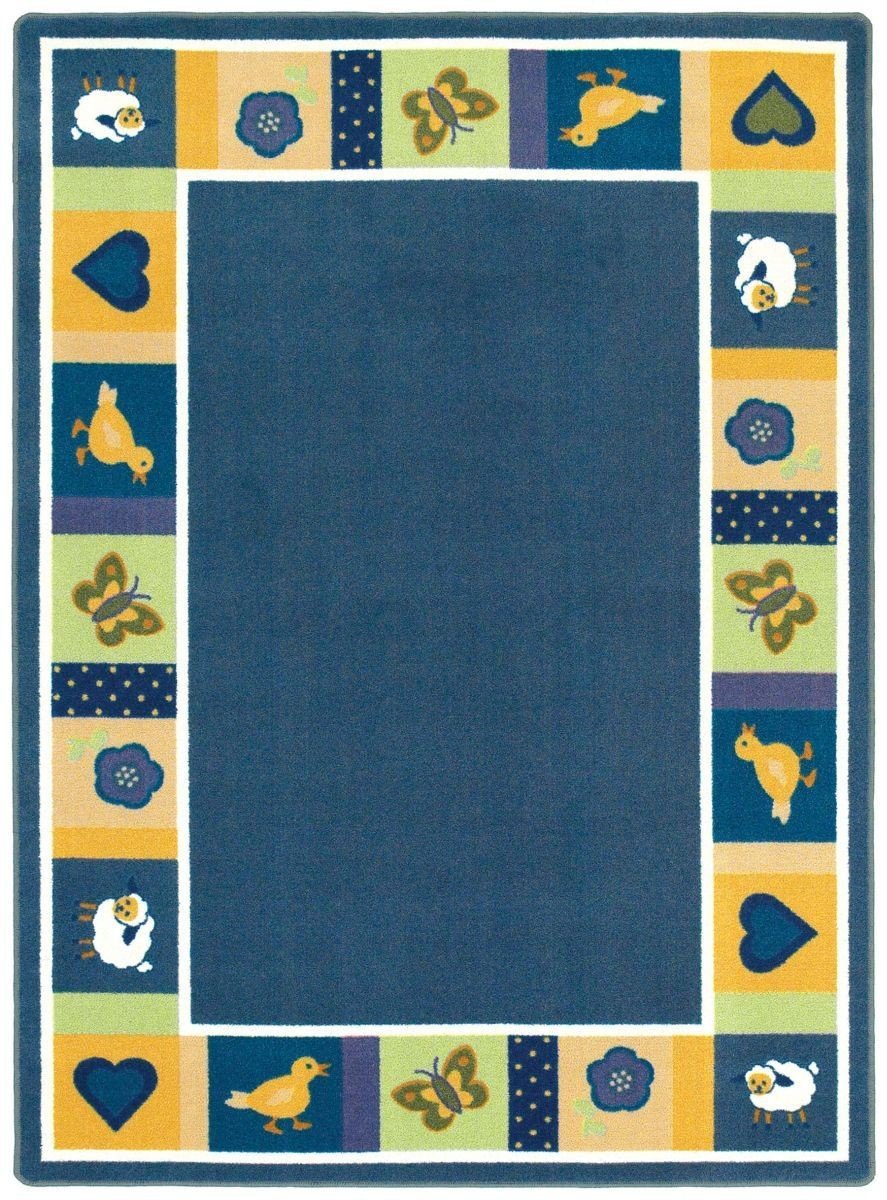 Joy Carpets Just for Kids Baby Bold Playroom Rug - Soft Round 7'7