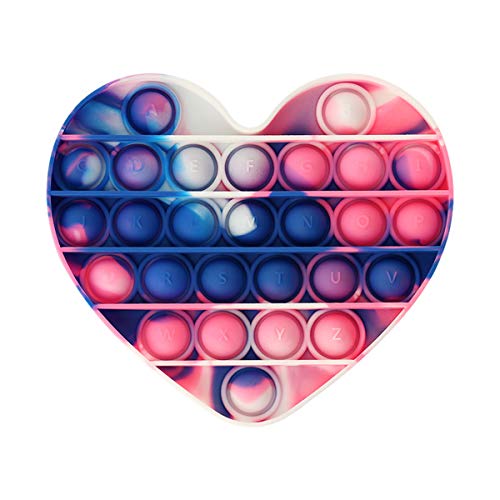 Heart Tie Dye - Pink Blue