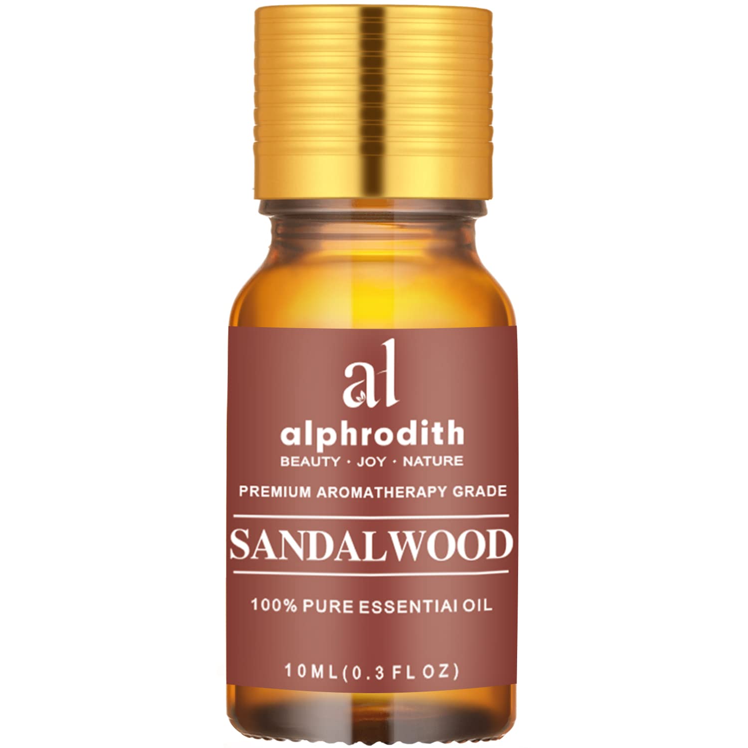Pure Indian Sandalwood Essential Oil - 100% Natural Undiluted for Aromatherapy, Skin Care, Hair & Massage | Mood Uplifting & Focus Enhancing Scent | Perfect for Diffusers, Perfume Making, Bath & Relaxation (10ml)
