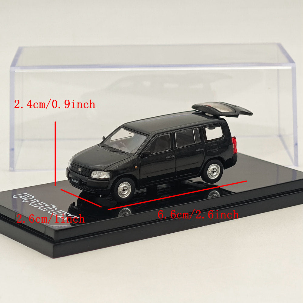 1/64 Scale Toyota Probox Van DX Black Diecast Model Car - Hobby Japan HJ641062BK - Collectible Miniature Vehicle for Display & Gifts