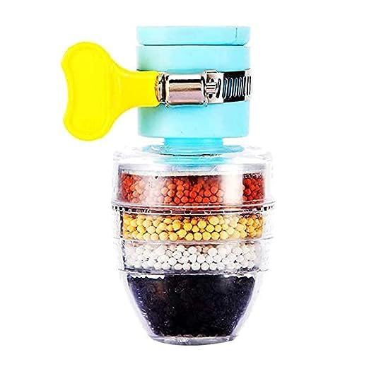 6-Layer Fine Filter Faucet with Anti-Splash Design - Water Saving Shower Head & Purifier for Kitchen Sink - BPA-Free Water Filter Cartridge (Pack of 1) - Perfect for Clean Drinking Water, Dishwashing & Pet Care