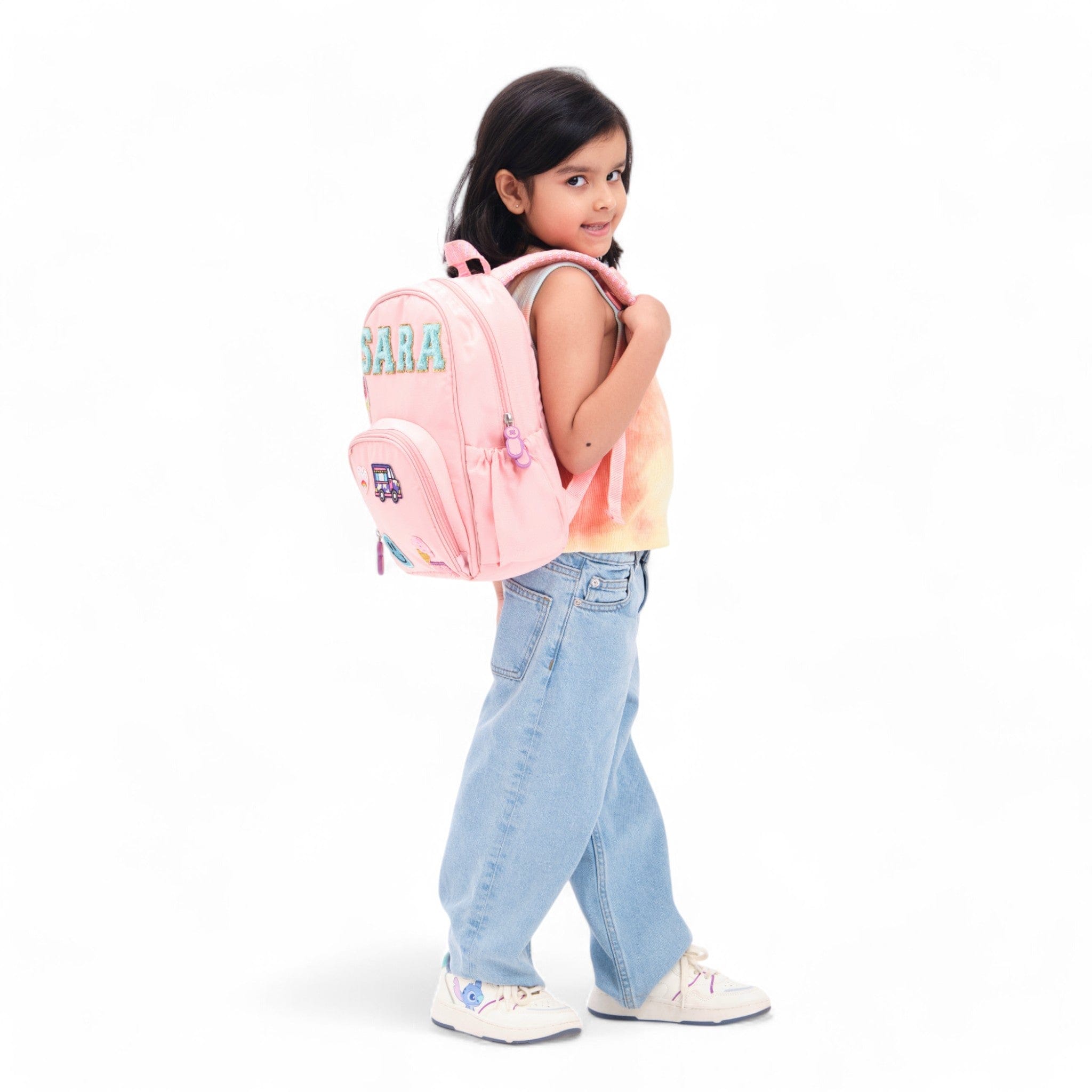 Moji Small Backpack for Women & Teens - Bubblegum Pink Cute Mini Backpack, Lightweight Daypack for School, Travel, Shopping, and Daily Use