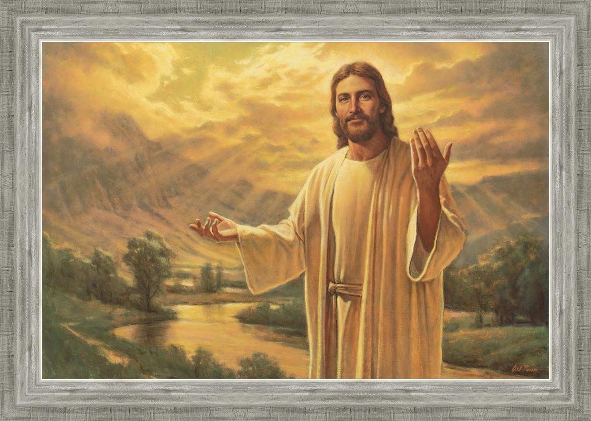 Come Follow Me By Del Parson - Inspirational Christian Wall Art for Home & Church Decor - Perfect for Living Rooms, Bedrooms & Sunday School Classrooms