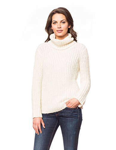 Women's Soft Baby Alpaca Wool Turtleneck Sweater - Warm Winter Pullover for Casual & Office Wear | Cozy Knit Jumper for Women