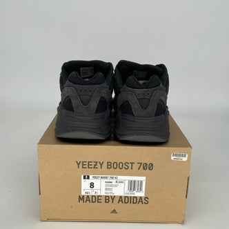 Adidas Yeezy Boost 3700 V2 Vanta Black Sneakers - Men's Size 8 (FU6684) | Stylish & Comfortable Running Shoes for Casual Wear & Gym Workouts