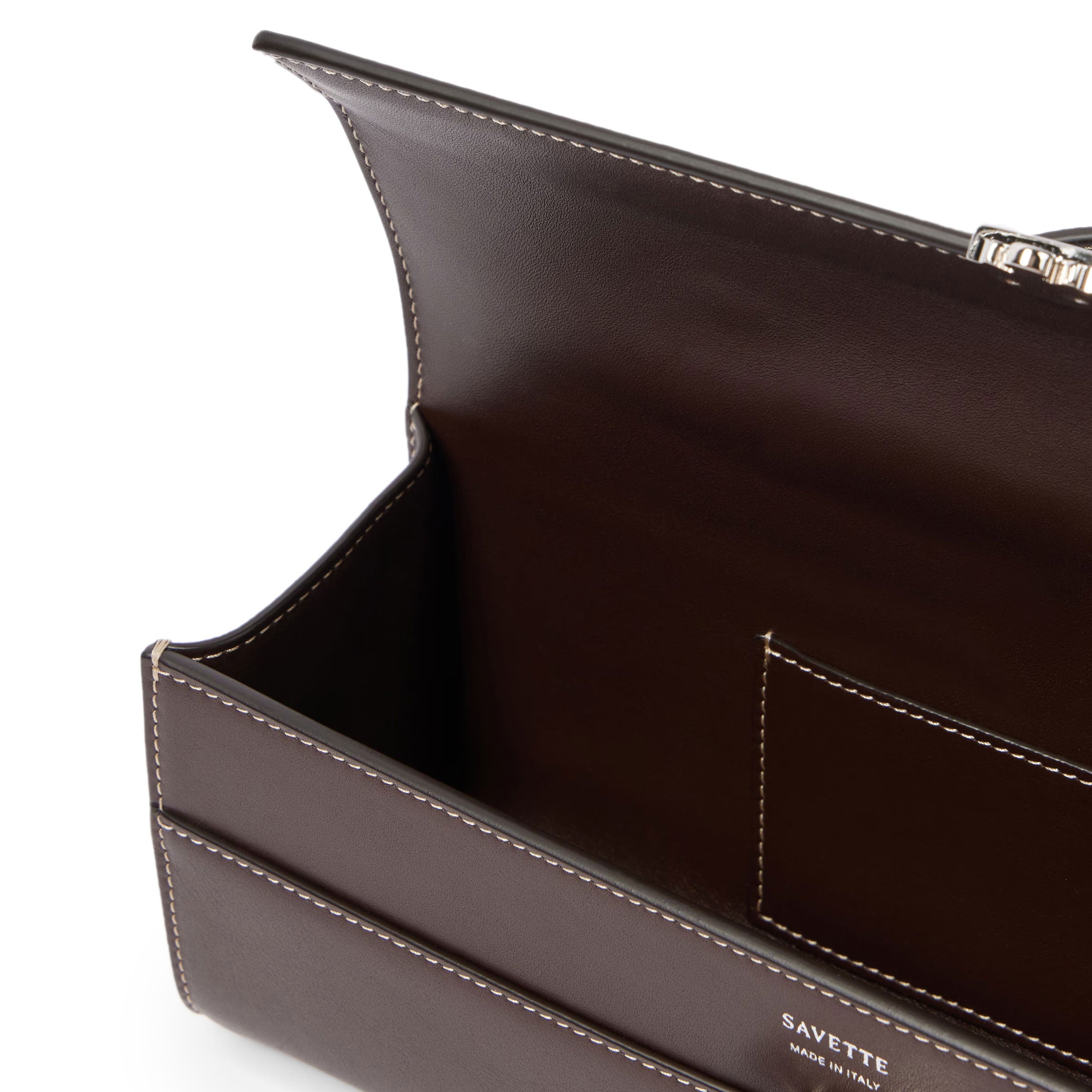 Slim Symmetry Smooth Calf Leather Crossbody Bag in Coffee Brown - Perfect for Work, Travel & Everyday Use