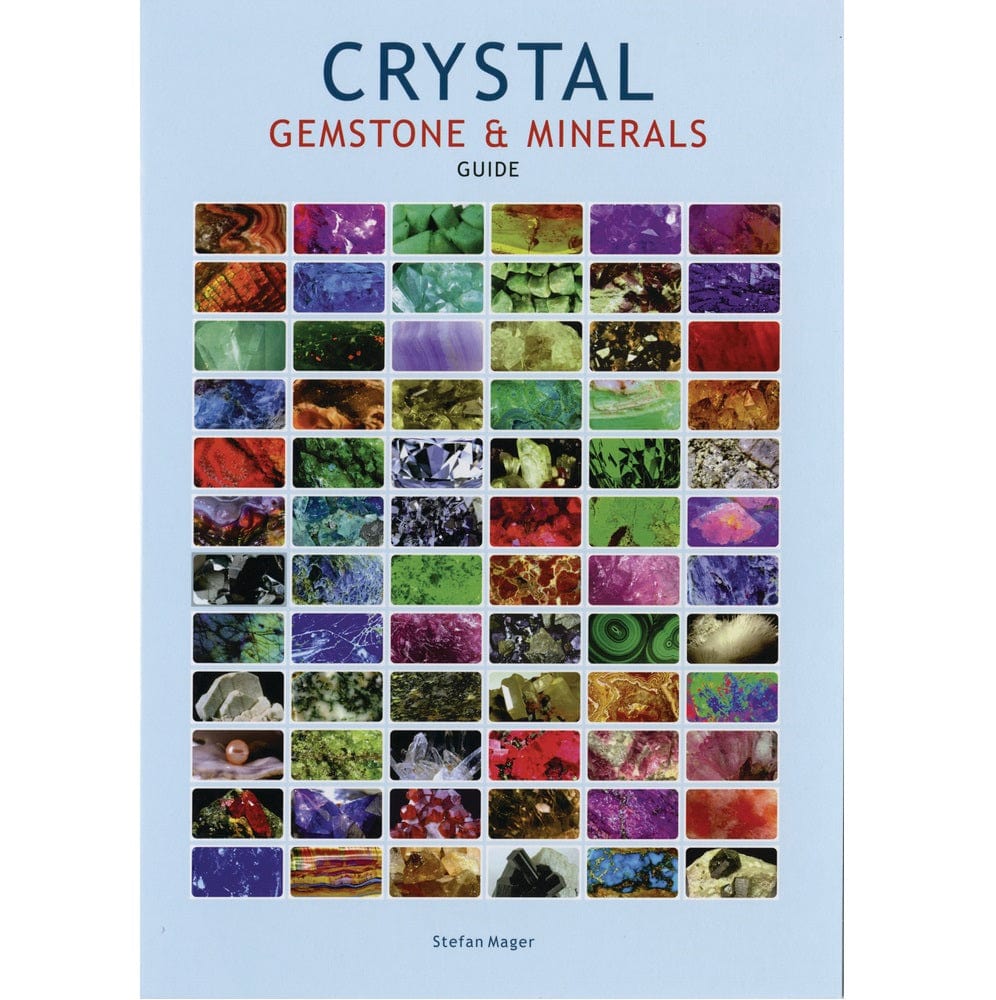 Crystal Guide Laminated - Spiritual Healing, Chakra Balancing & Meditation Reference - Perfect for Energy Work, Reiki & Holistic Practices