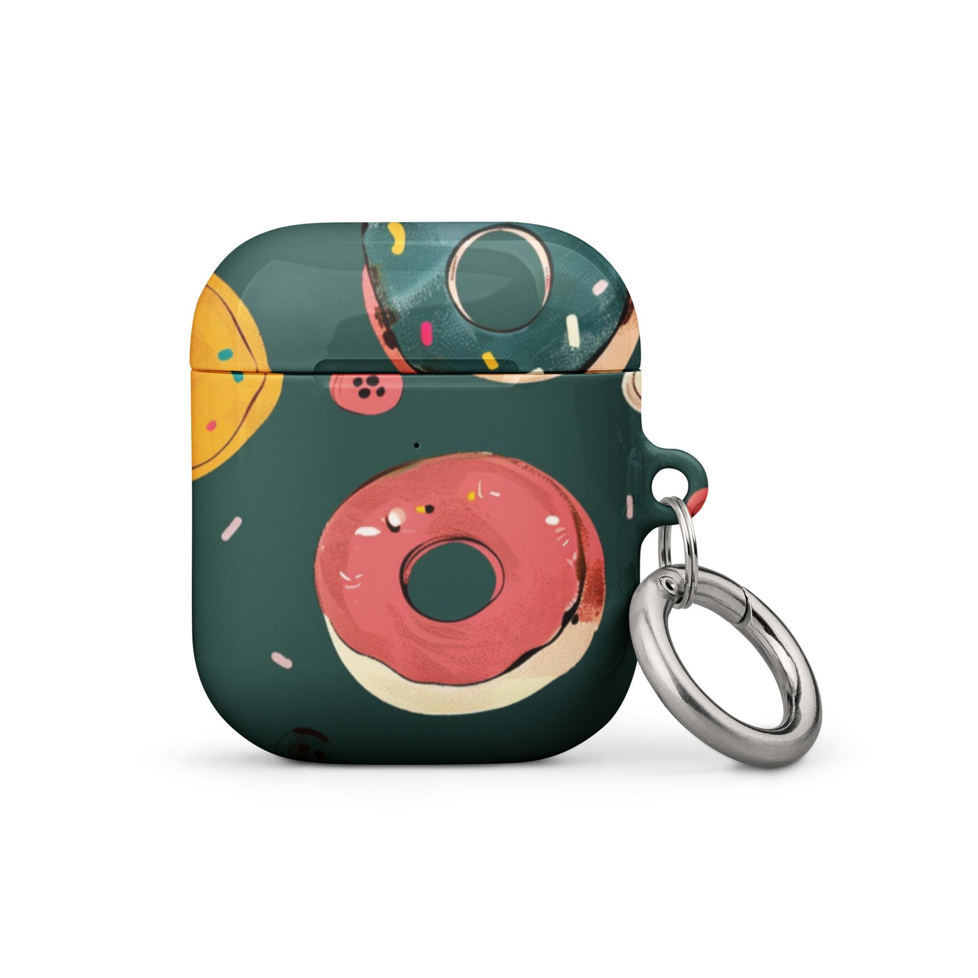 Cute Donut-Shaped AirPods Case - Stylish & Protective Cover for Apple AirPods 1/2/3 & Pro - Perfect for Travel, Work & Daily Use