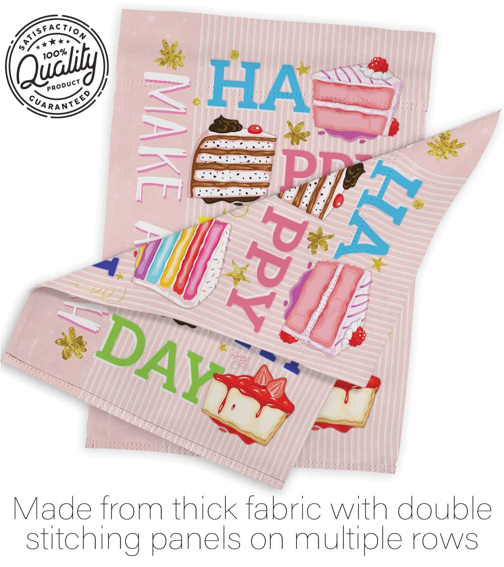 Breeze Decor Make a Wish House Flag Set 28x40 - Party Decor for Special Occasions