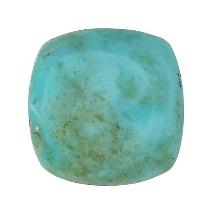 Natural Arkansas Mona Lisa Turquoise Cabochon 4mm-8mm Cushion Cut - Genuine USA Mined Gemstone for Jewelry Making, Wire Wrapping & DIY Crafts