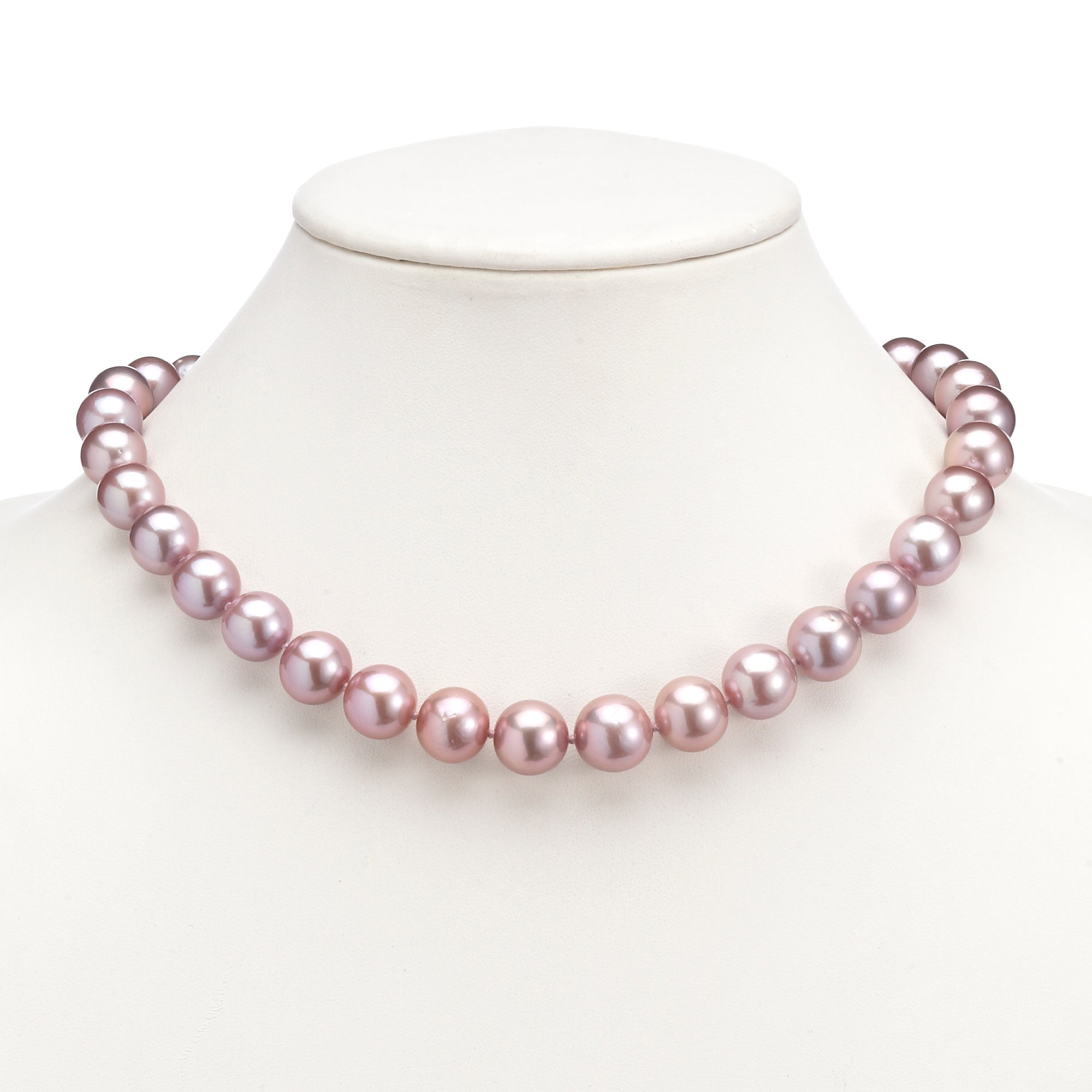 8.5mm Pink Pearl Necklace for Women - Elegant Freshwater Pearl Jewelry Gift for Brides, Valentine's Day & Special Occasions