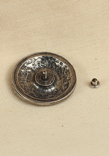 Antique Silver Rivet Plate with Celtic Knot Design - Perfect for Jewelry Making, DIY Crafts, and Home Decor