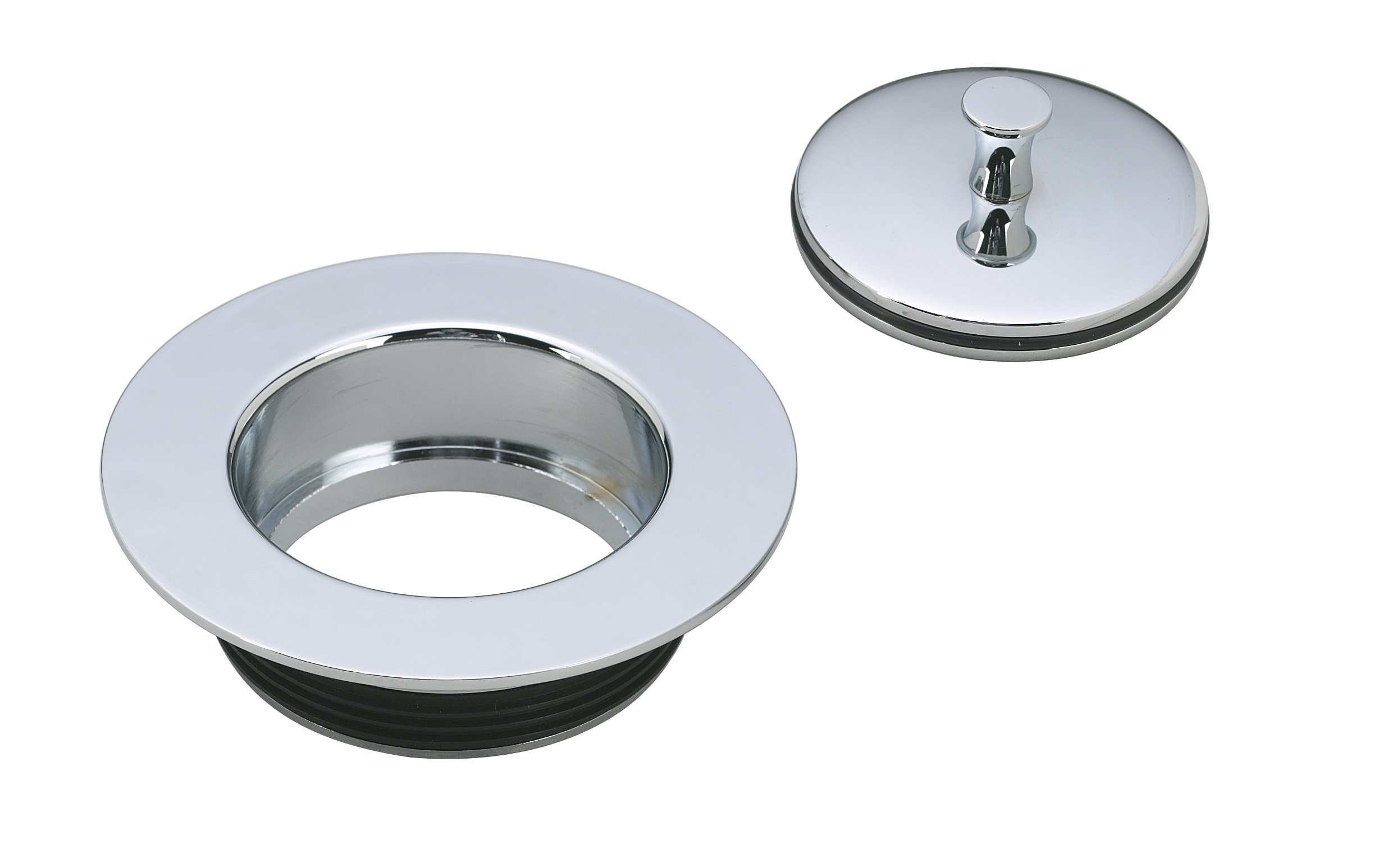 Westbrass D212-26 Universal Kitchen Sink Drain Waste Disposal Trim Set in Polished Chrome - Perfect for Bathroom & Kitchen Sink Drain Replacement, Garbage Disposal Installation