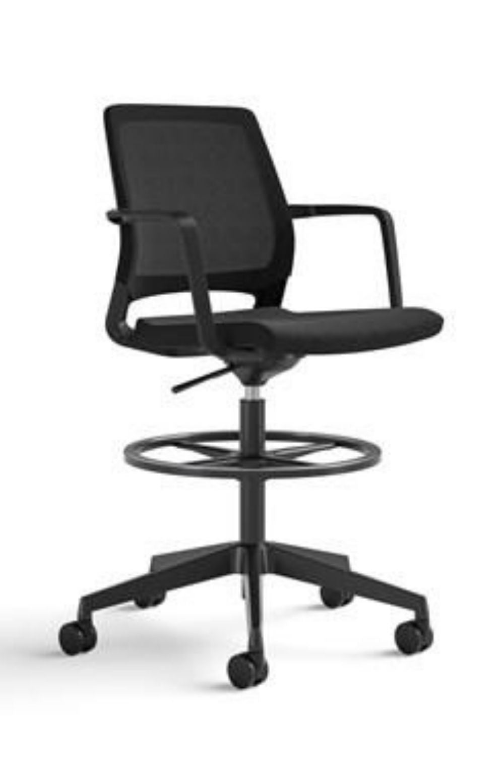 Safco Medina 6827BL Extended Height Adjustable Office Chair - Ergonomic Desk Chair for Tall People, Home & Office Workspace, Conference Room, Reception Area
