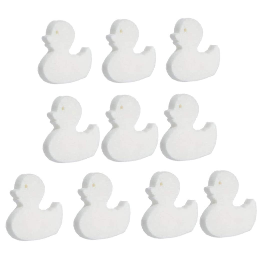 **LeuMuas Oil Absorbing Sponge - Scum & Dirt Remover for Pools (10-Pack, White) – Ideal for Swimming Pool, Filter & Spa Cleaning**