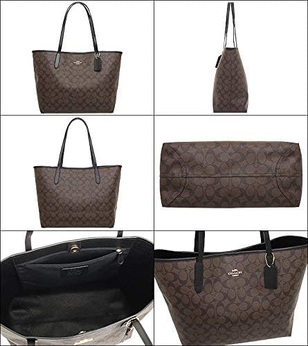 Coach Signature Town Tote for Women - Stylish Leather Handbag with Shoulder Strap - Perfect for Work, Travel & Everyday Use