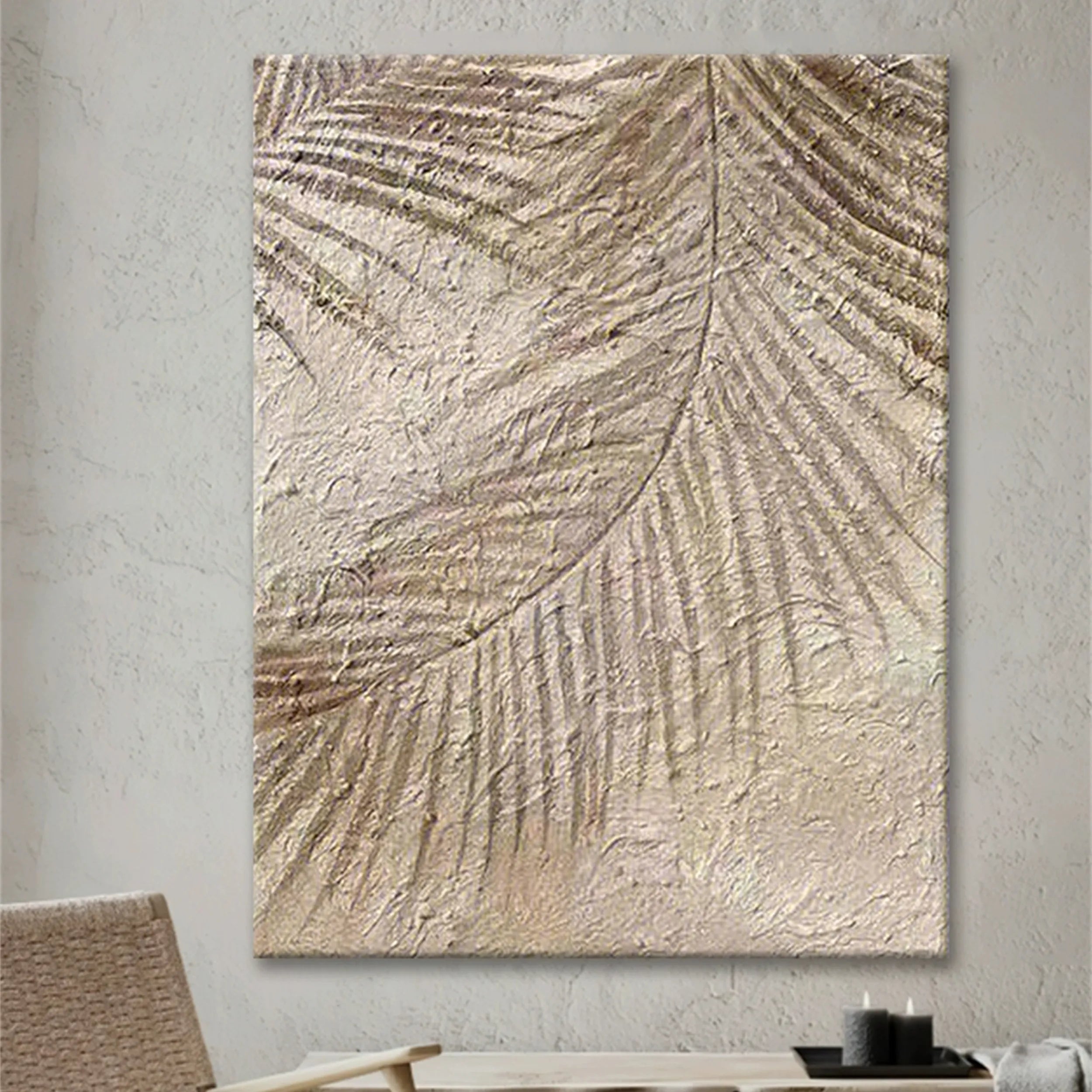 Flower and Tree Painting #FT 084 - Handmade Canvas Wall Art for Home & Office Decor - Perfect for Living Room, Bedroom, and Office Spaces