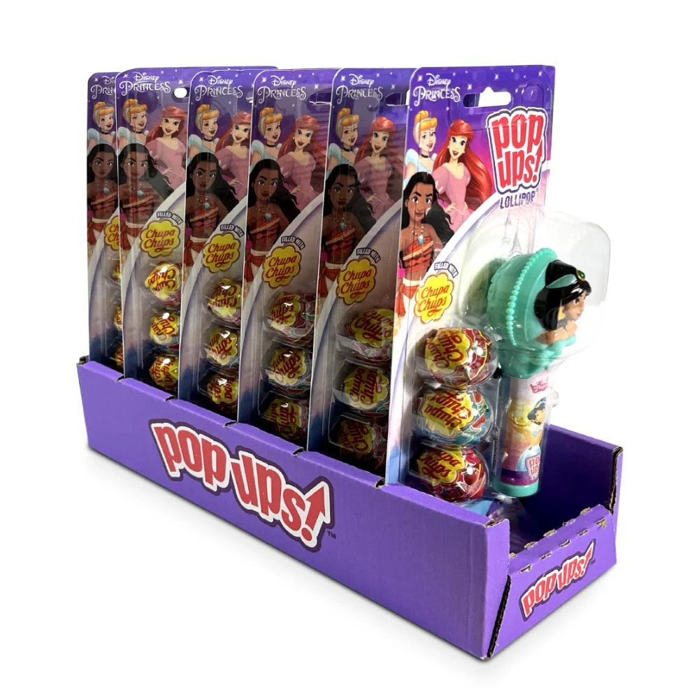 Flix Candy Pop Up Princess Blister Card - 1.26oz (6 Count) | Sweet Treats for Birthday Parties, Baby Showers & Princess Themed Events