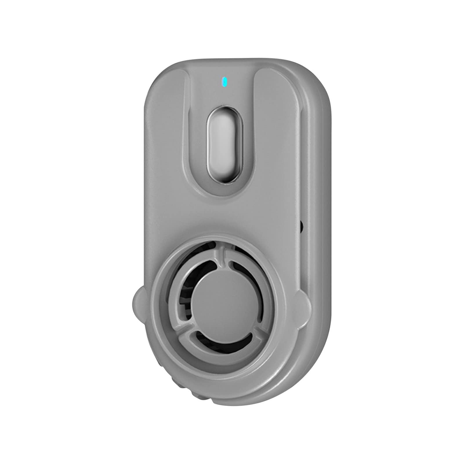 Portable Wearable Air Conditioner Mask with USB Fan - Mini Personal Cooling Device, Reusable & Adjustable (Grey, One Size) for Outdoor Activities, Travel, Work & Summer Heat Relief
