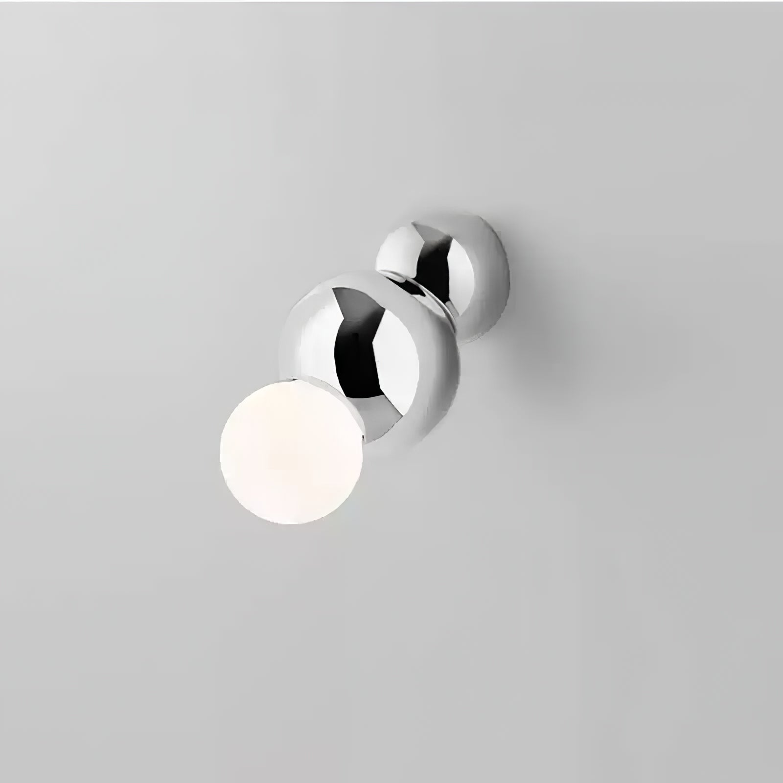 Modern Ball Mounted Wall Light - Adjustable LED Sconce for Bedroom, Living Room & Hallway - Energy Efficient Indoor Lighting Fixture
