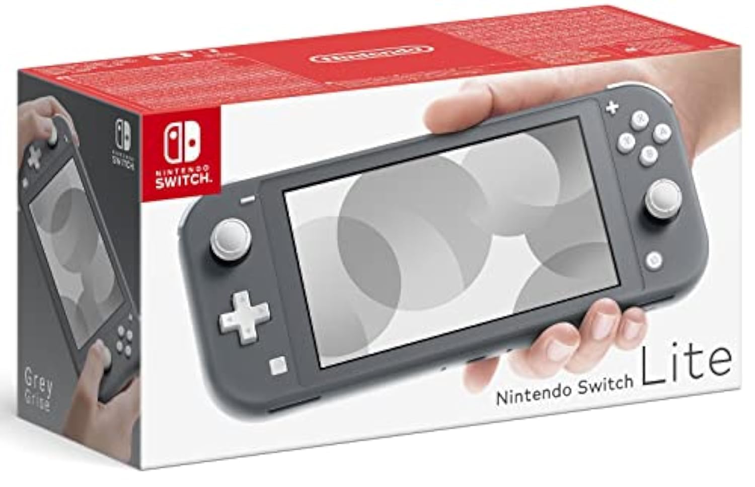 Nintendo Switch Lite Gray - Portable Handheld Gaming Console for Kids & Adults | Play Anywhere, Home & Travel Gaming System