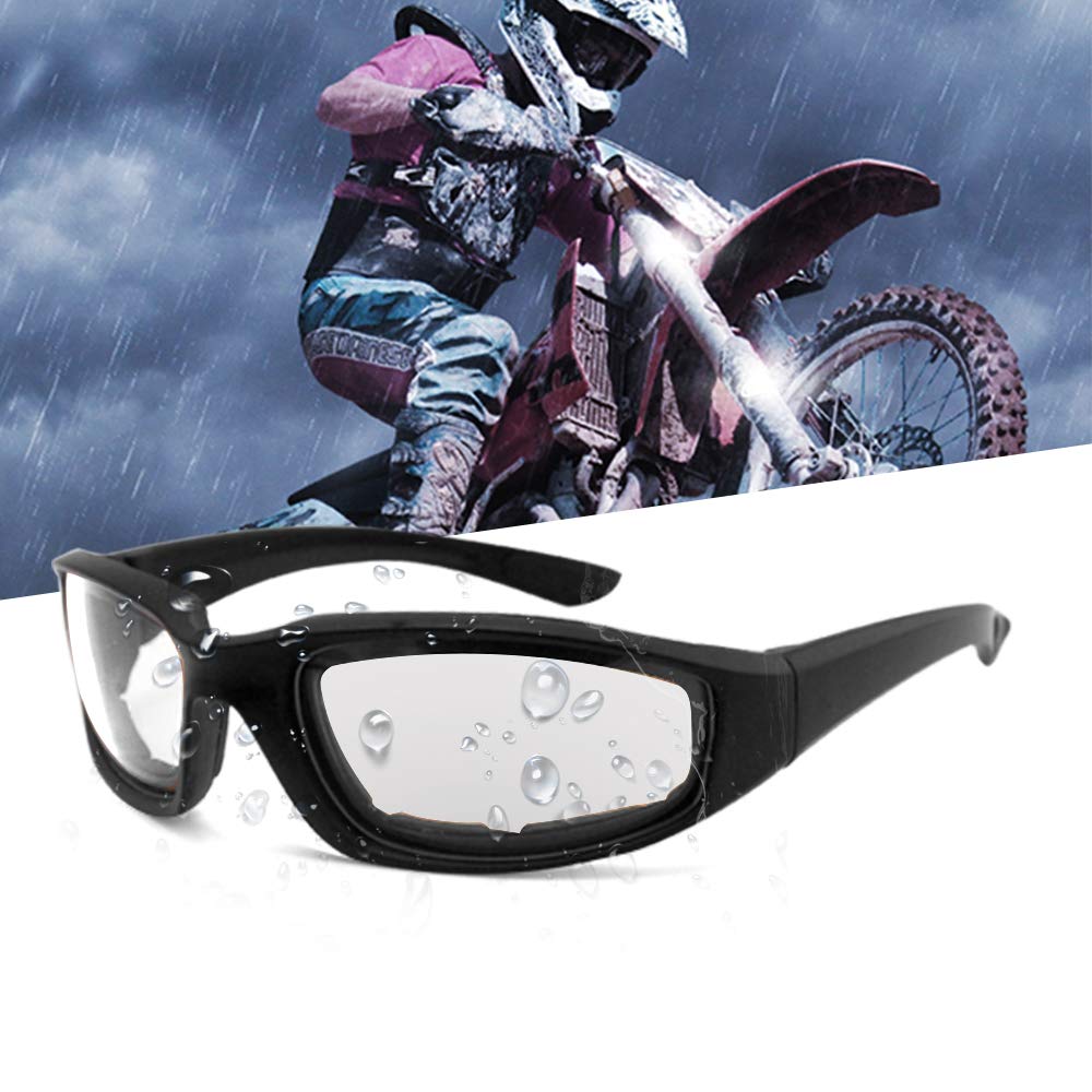 UV-Protected Motorcycle Glasses - Windproof, Dustproof for Outdoor Riding