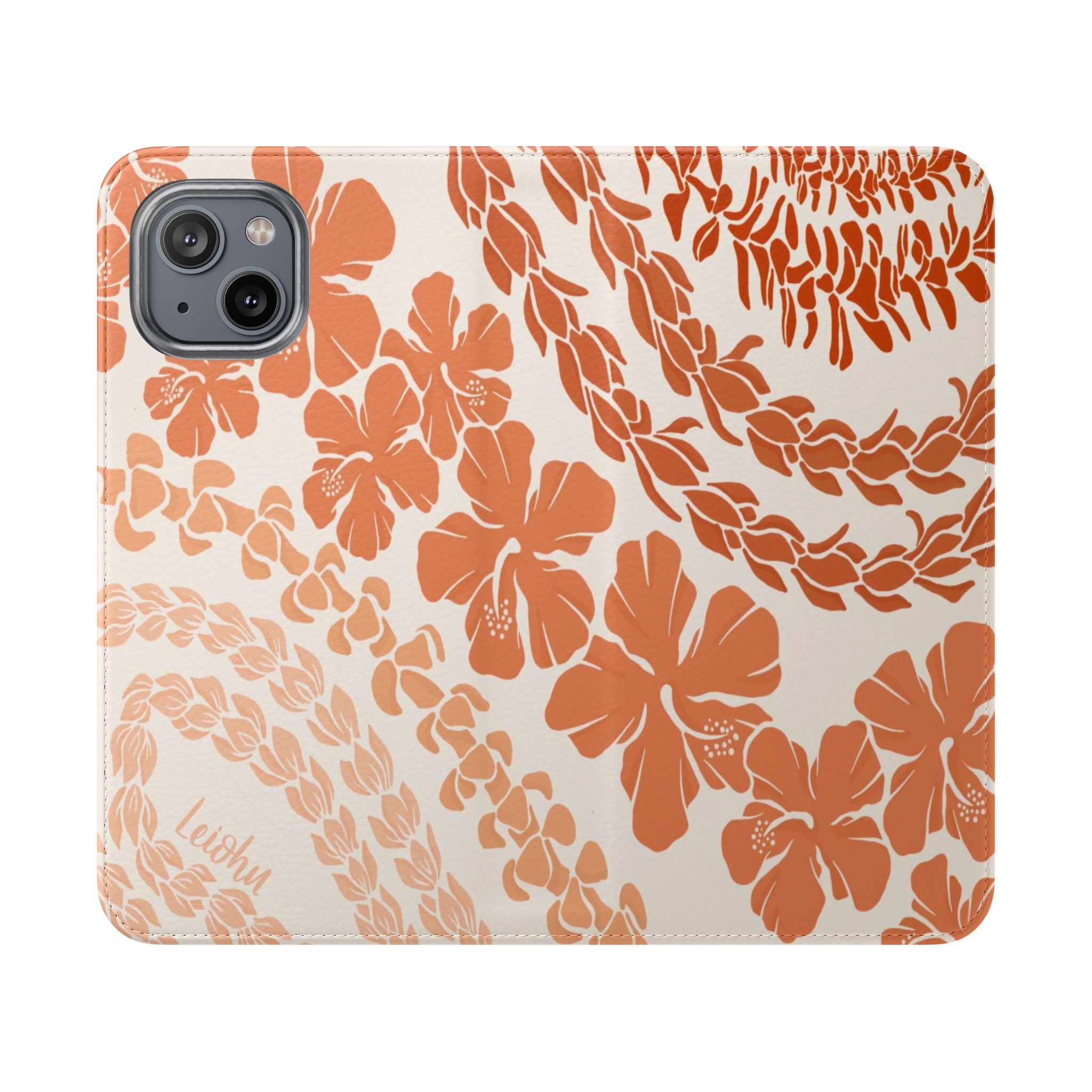 Groovy Lei Warm Folio Case for iPad - Soft PU Leather Protective Cover with Hand Strap | Perfect for Work, Travel & Everyday Use