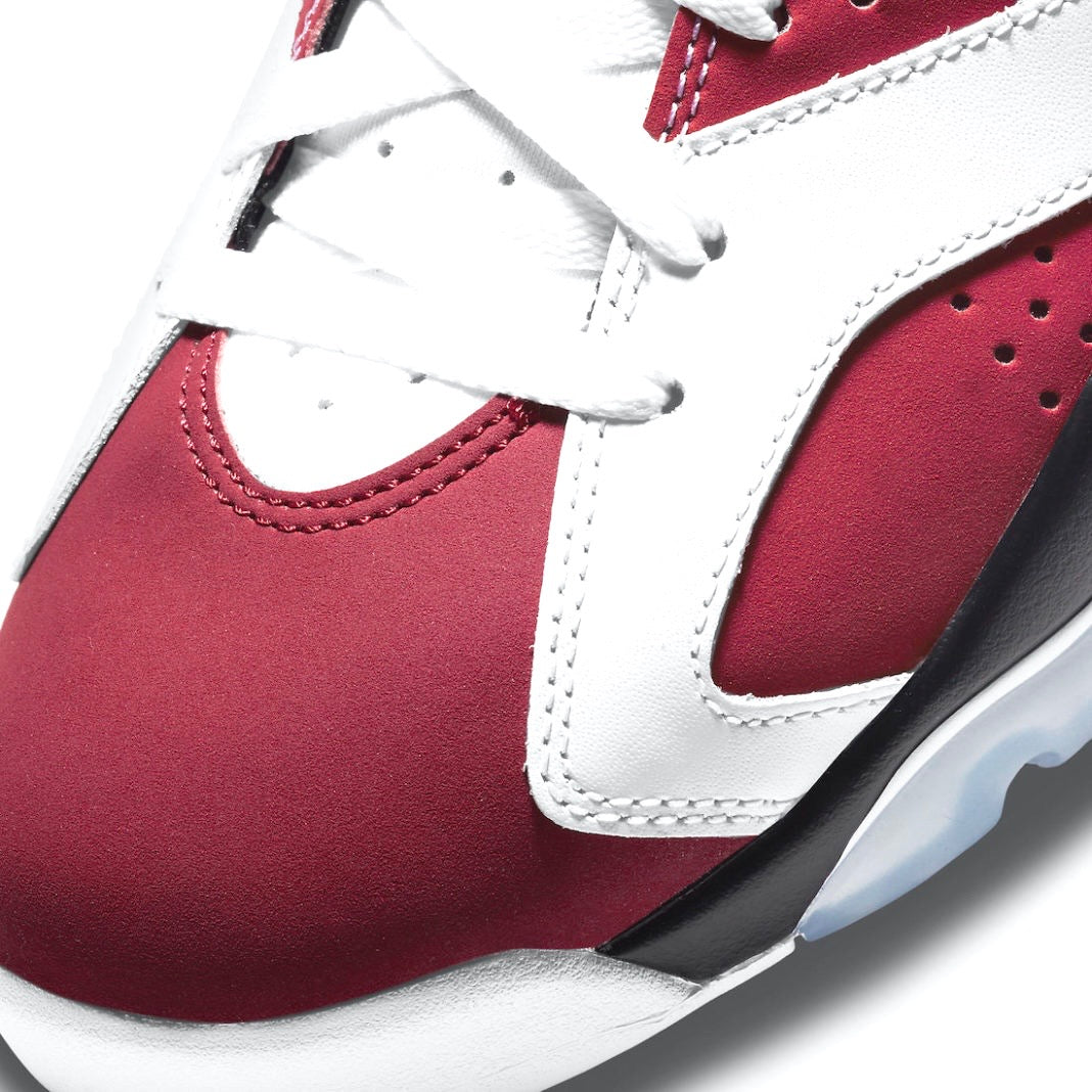 Air Jordan 6 Retro White Carmine Black 2021 - Men's Basketball Shoes for Casual Wear & Sneaker Collection | Perfect for Street Style & Sports Enthusiasts