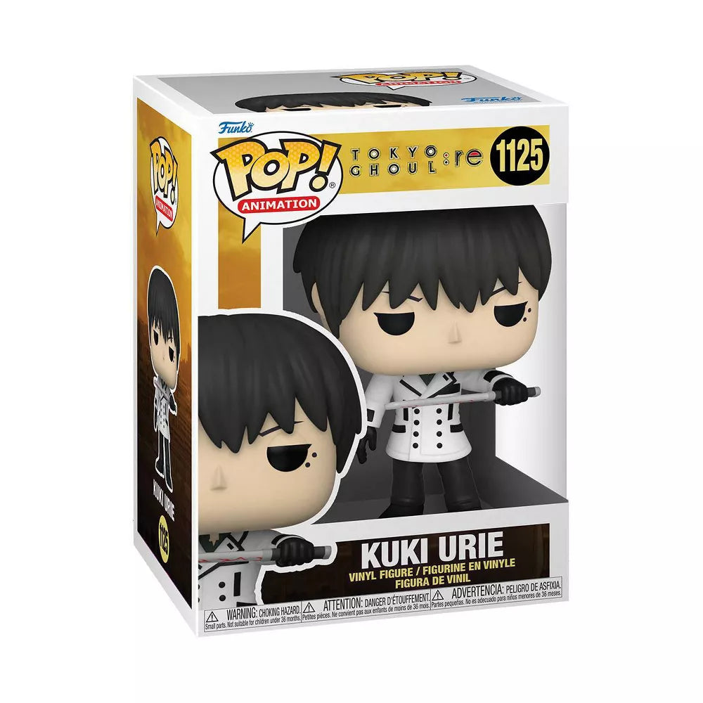 Kuki Urie Funko Pop Tokyo Ghoul:re 1125 Vinyl Figure with Protector Case - Perfect for Anime Collectors & Tokyo Ghoul Fans Display