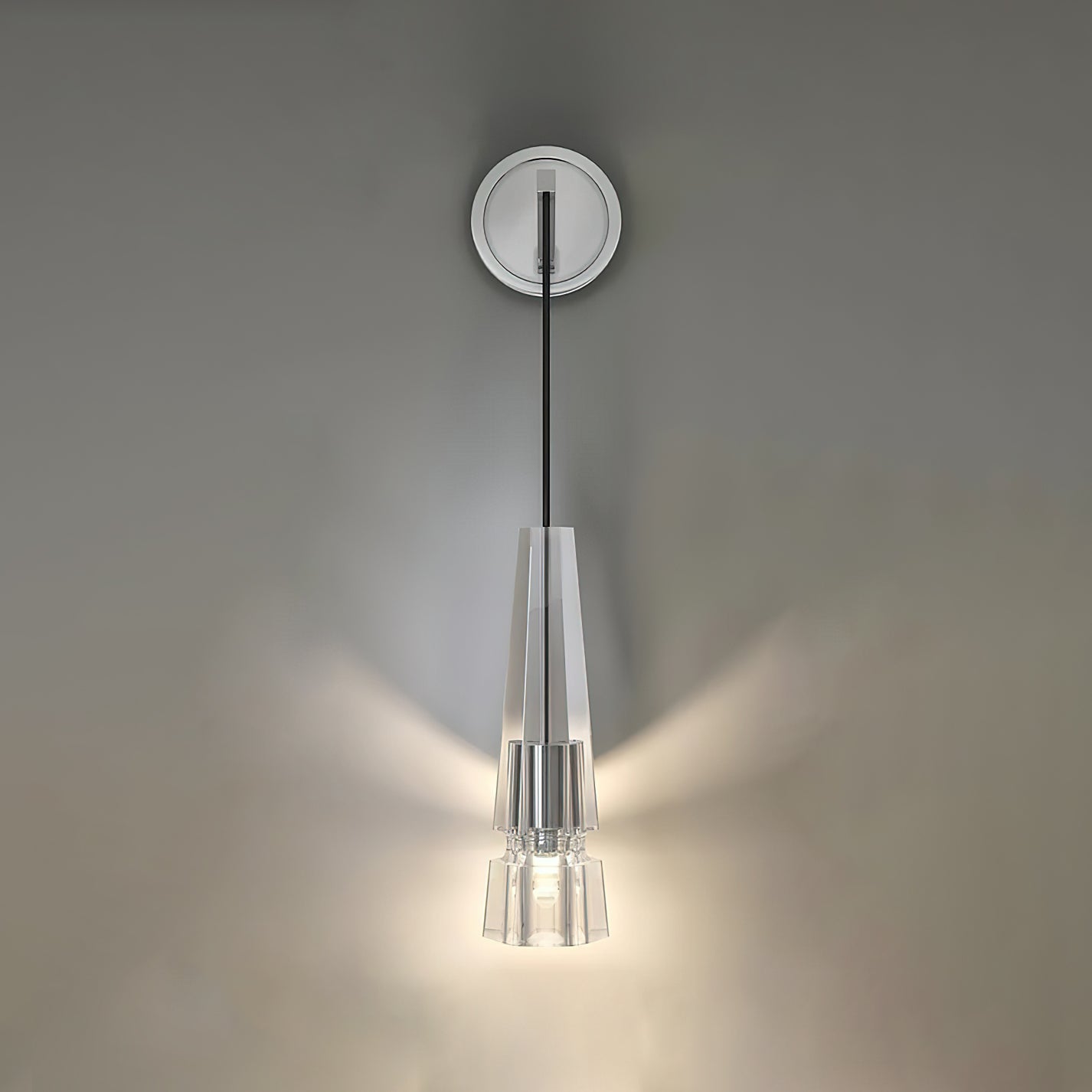 Chamonix Wall Sconce Light Fixture - Modern & Elegant Home Decor for Living Room, Bedroom, or Hallway Lighting