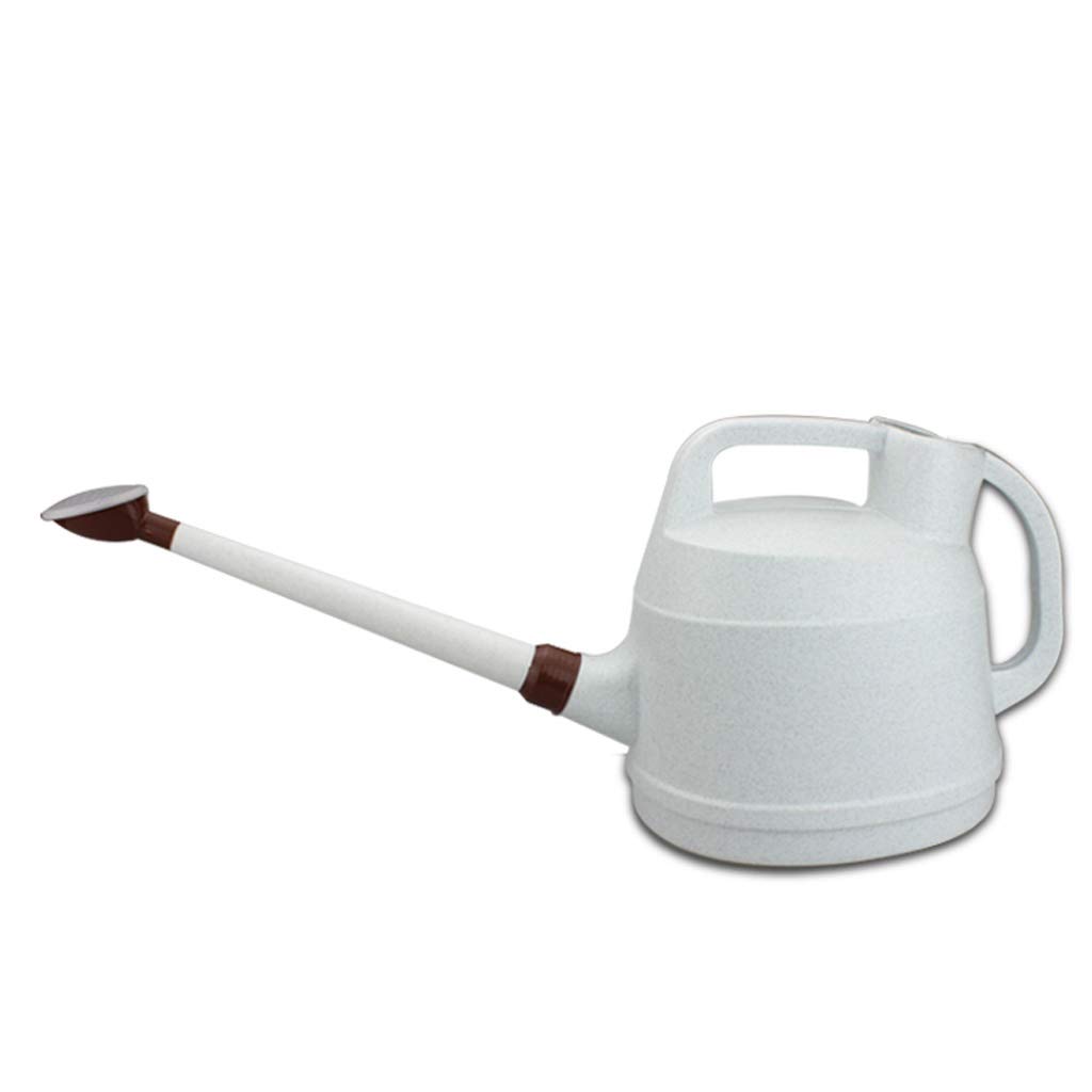 Fevilady Plastic Watering Can - Pastoral Style Garden Watering Pot for Indoor & Outdoor Plants, Bonsai, Flowers - White (Perfect for Gardening, Home Decor, and Photography Props)