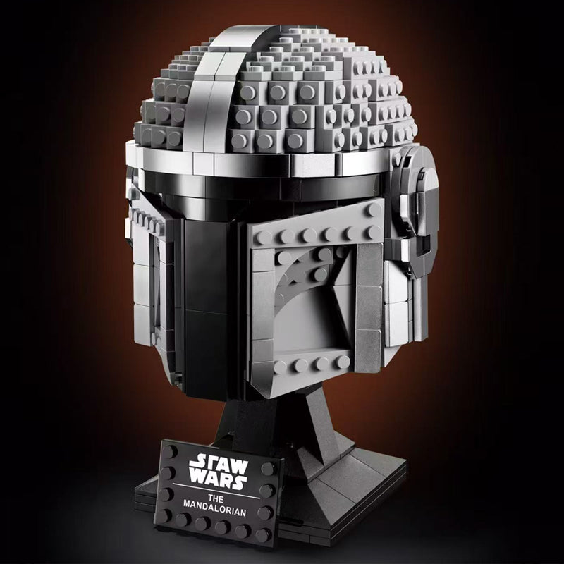 The Mandalorian Helmet 584 PCS Building Blocks Set - Star Wars DIY Toy for Kids & Adults - Perfect for Collectors, Gifts, and Creative Play