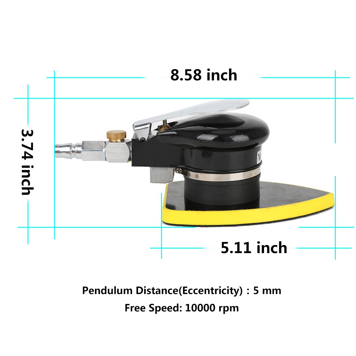 Heavy Duty Pneumatic Jitterbug Sander - 4