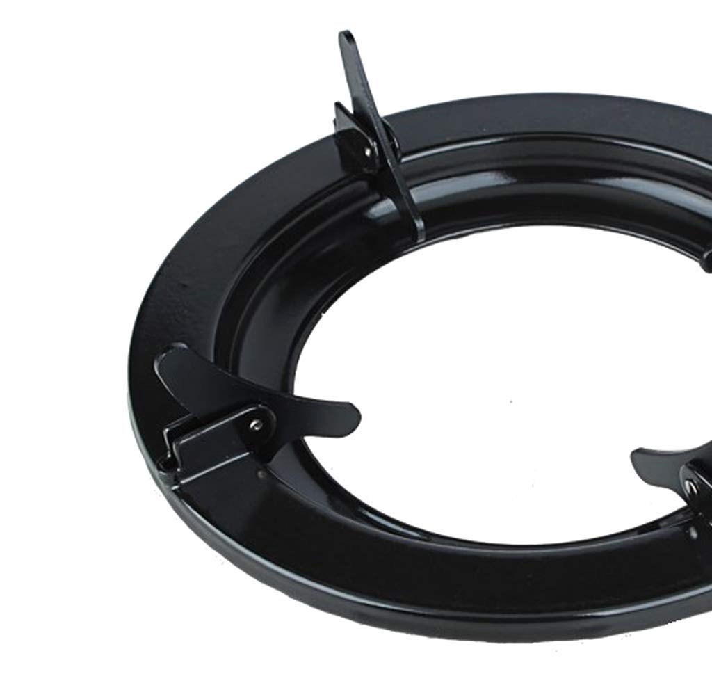 Stainless Steel Wok Support Ring for Gas Stove - Heavy Duty Pot Holder Stand, Cooktop Trivet, Pan Support Accessory - Perfect for Stir Fry, Deep Frying & Asian Cooking (Round)