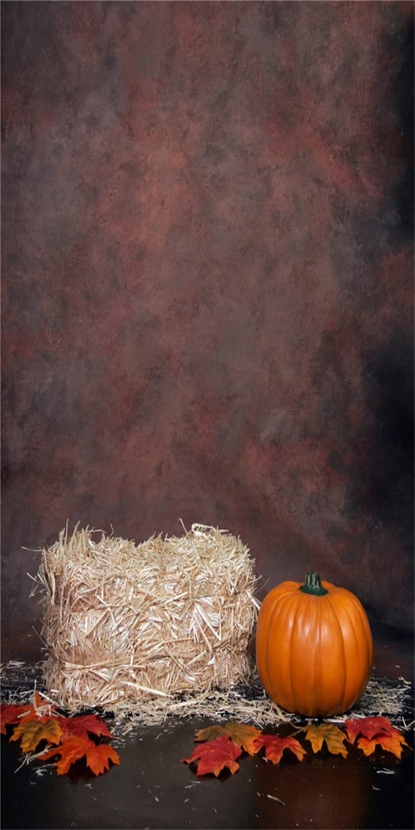 10X20ft Autumn Harvest Baby Show Photography Backdrop - Pumpkin Straw Pile Background for Newborn, Adult Portraits & Family Photos | Perfect for Fall Themed Photo Shoots, Halloween Props, and Seasonal Decorations