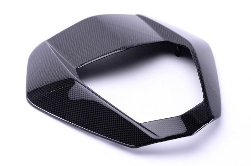 Bestem CBKT-D6912-FFR Black Carbon Fiber Front Fairing for KTM DUKE 690 2012 Motorcycle | Lightweight & Durable Replacement Part | Perfect for Street Riding & Performance Upgrades