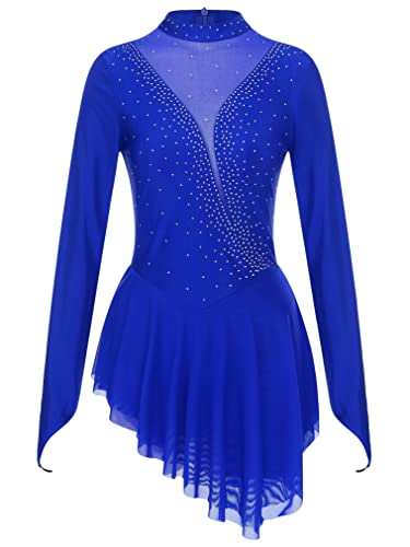 Royal Blue Irregular Hem