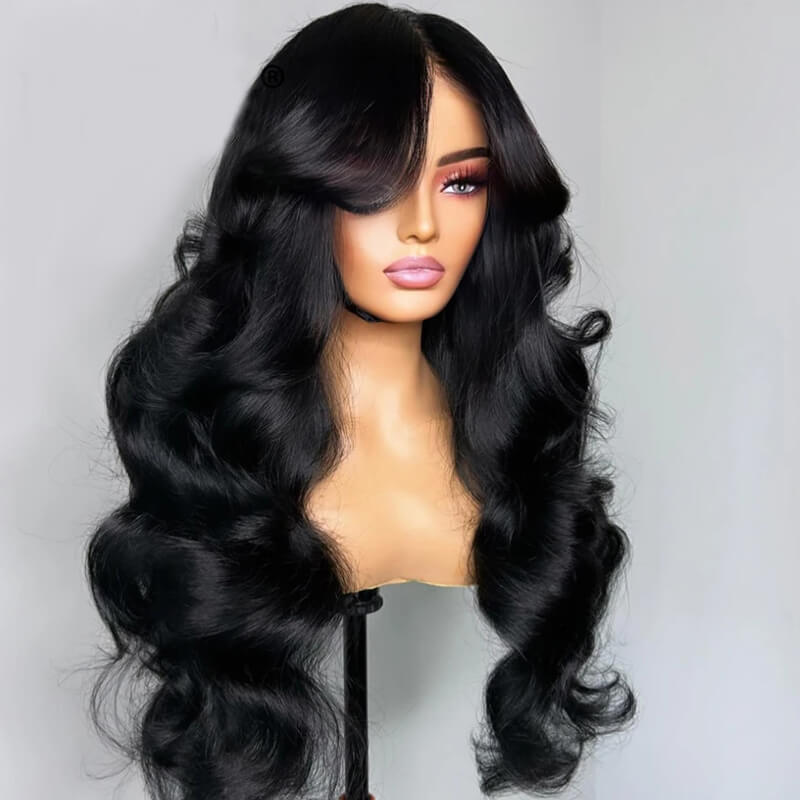 Eullair Kim K 2x6 Lace Closure Wig - Deep Part Human Hair Wig with Transparent Lace for All Hair Textures | Perfect for Daily Wear, Parties & Special Occasions
