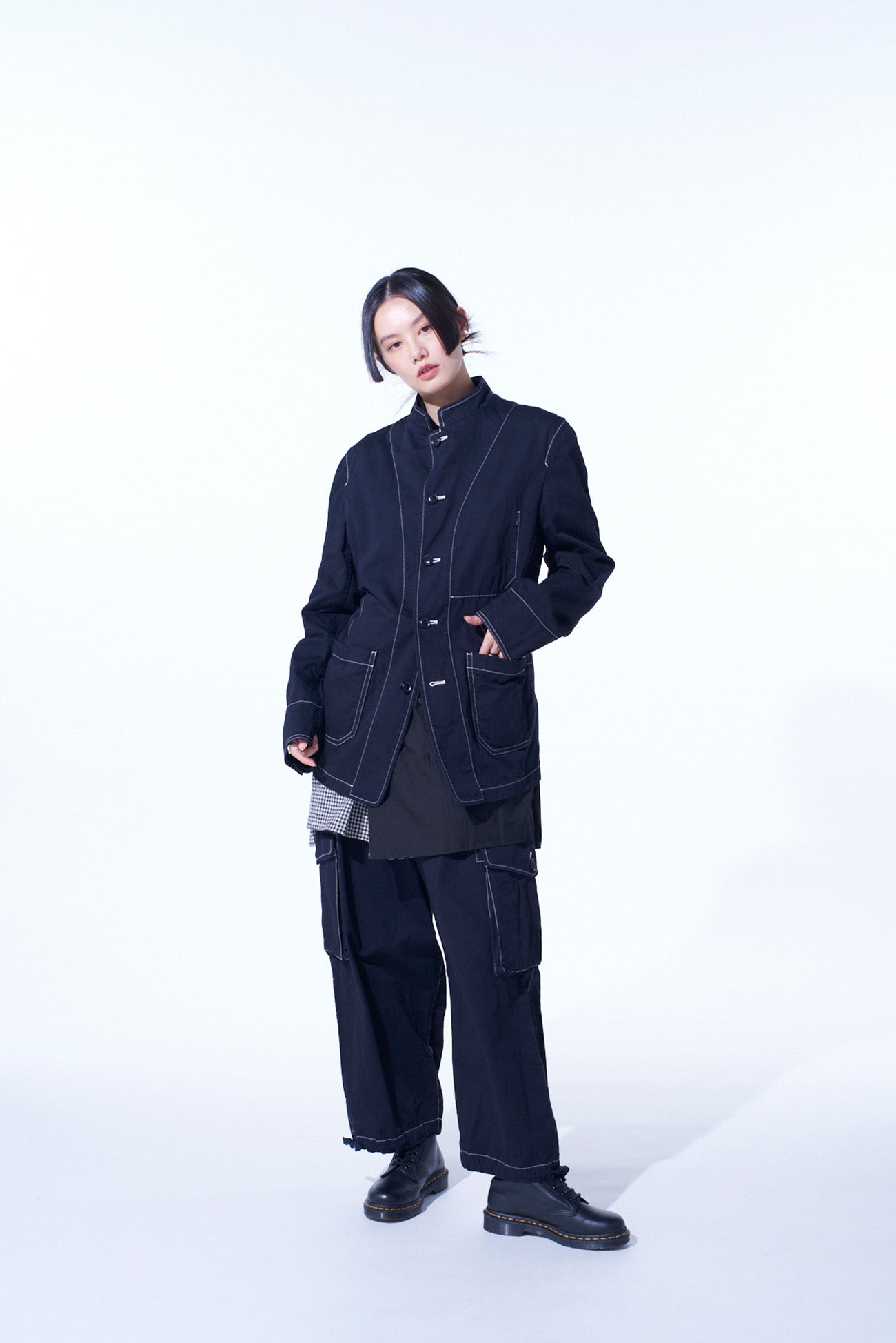 Premium Cotton Twill Garment Dyed Stand Collar Jacket for Men & Women | Casual & Business Wear | Perfect for Office, Travel & Outdoor Activities