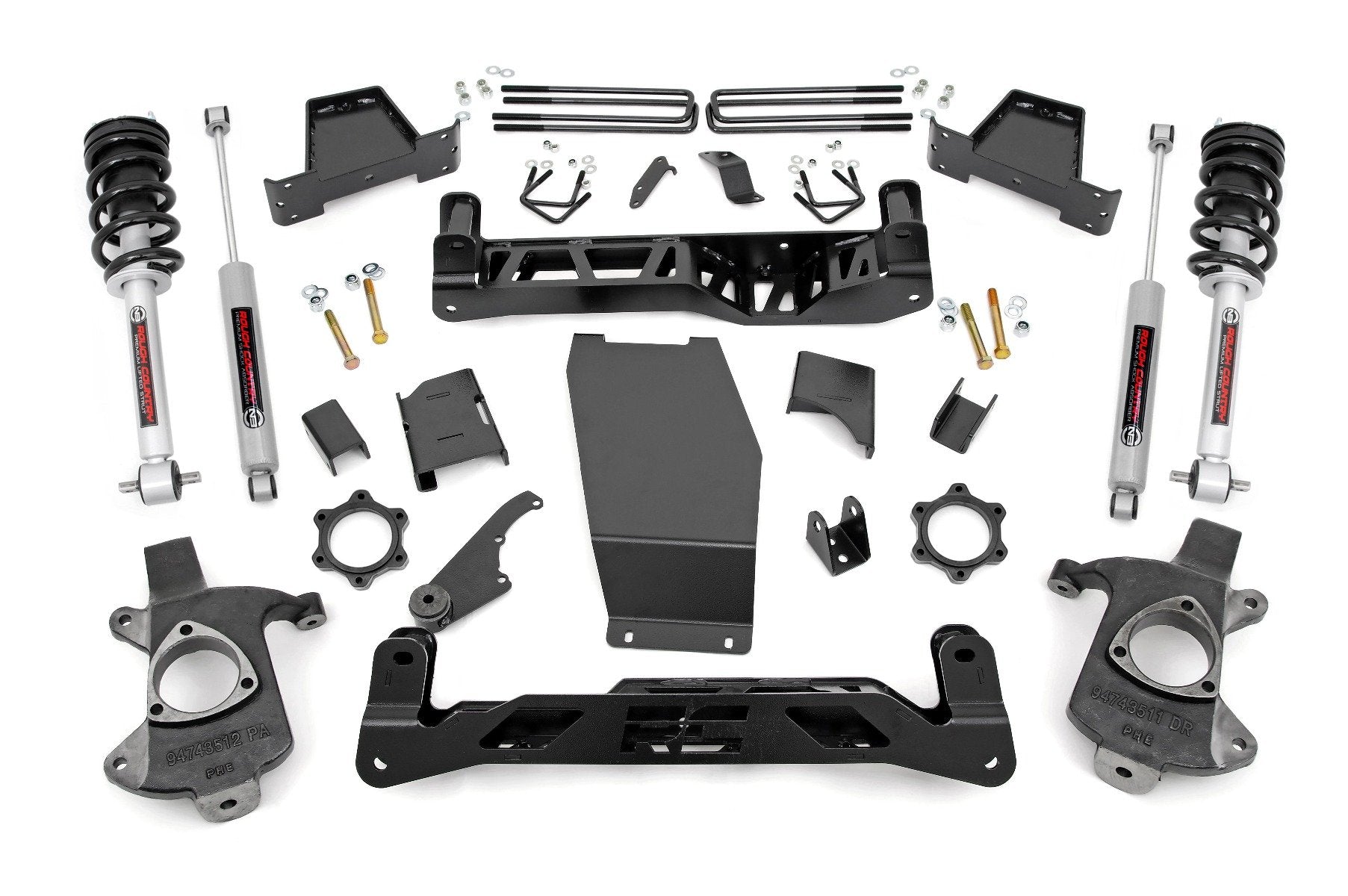 6 Inch Lift Kit for Chevy/GMC 1500 (2014-2018 & Classic) - Aluminum/Stamped Steel Construction with N3 Struts - Part #22732 - Perfect for Off-Roading & Truck Customization