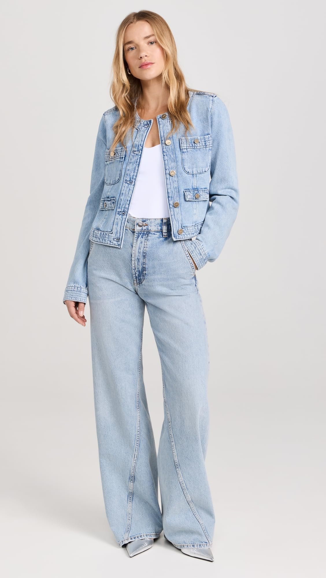 PAIGE Women's Kiya Jacket - Lightweight Denim Jacket for Women, Stretch Comfort Fit, Casual & Layering Essential - Perfect for Spring, Fall & Everyday Wear