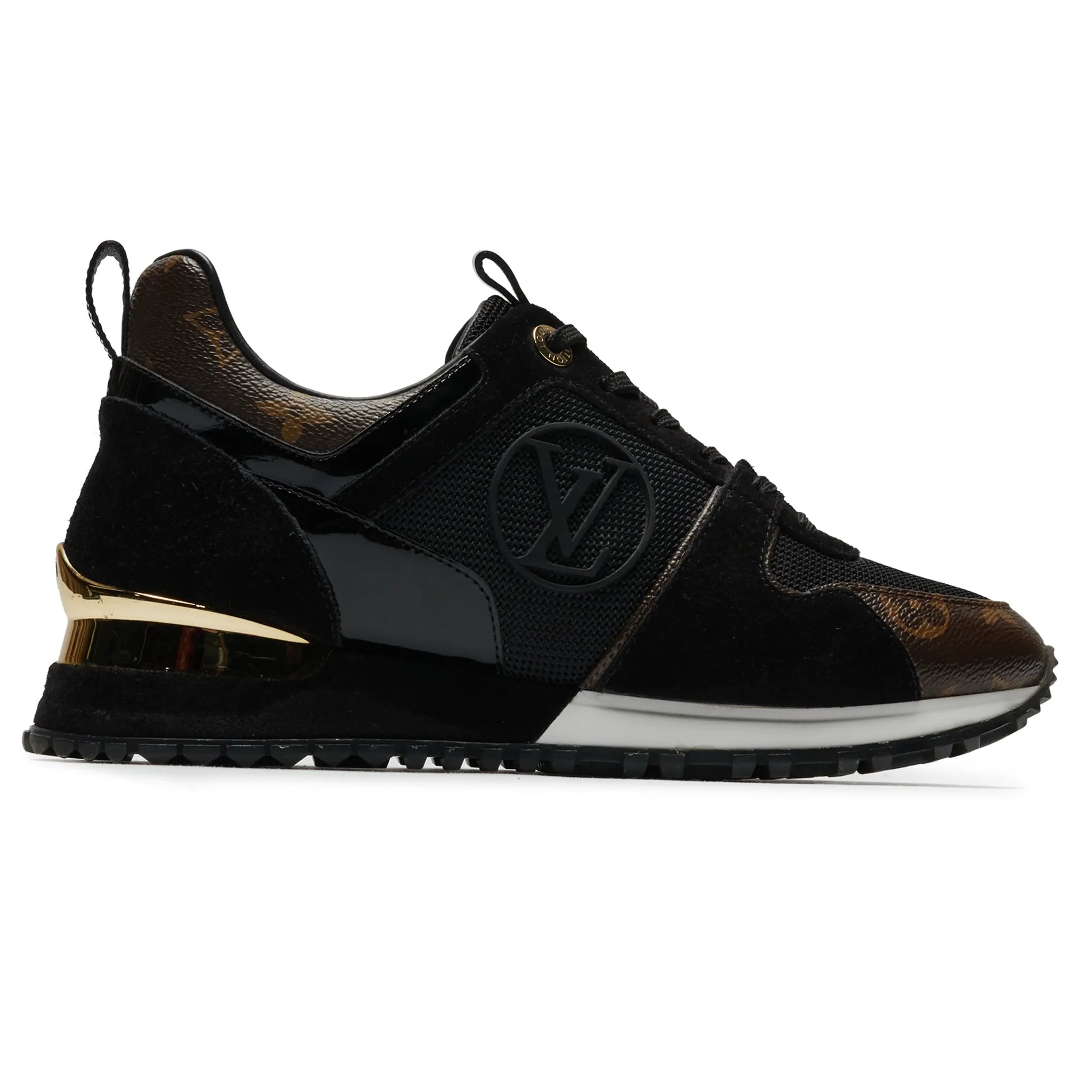 Authentic Pre-Owned Louis Vuitton LV Run Away Black Sneakers - Luxury Designer Shoes for Men, Streetwear Fashion & Casual Wear