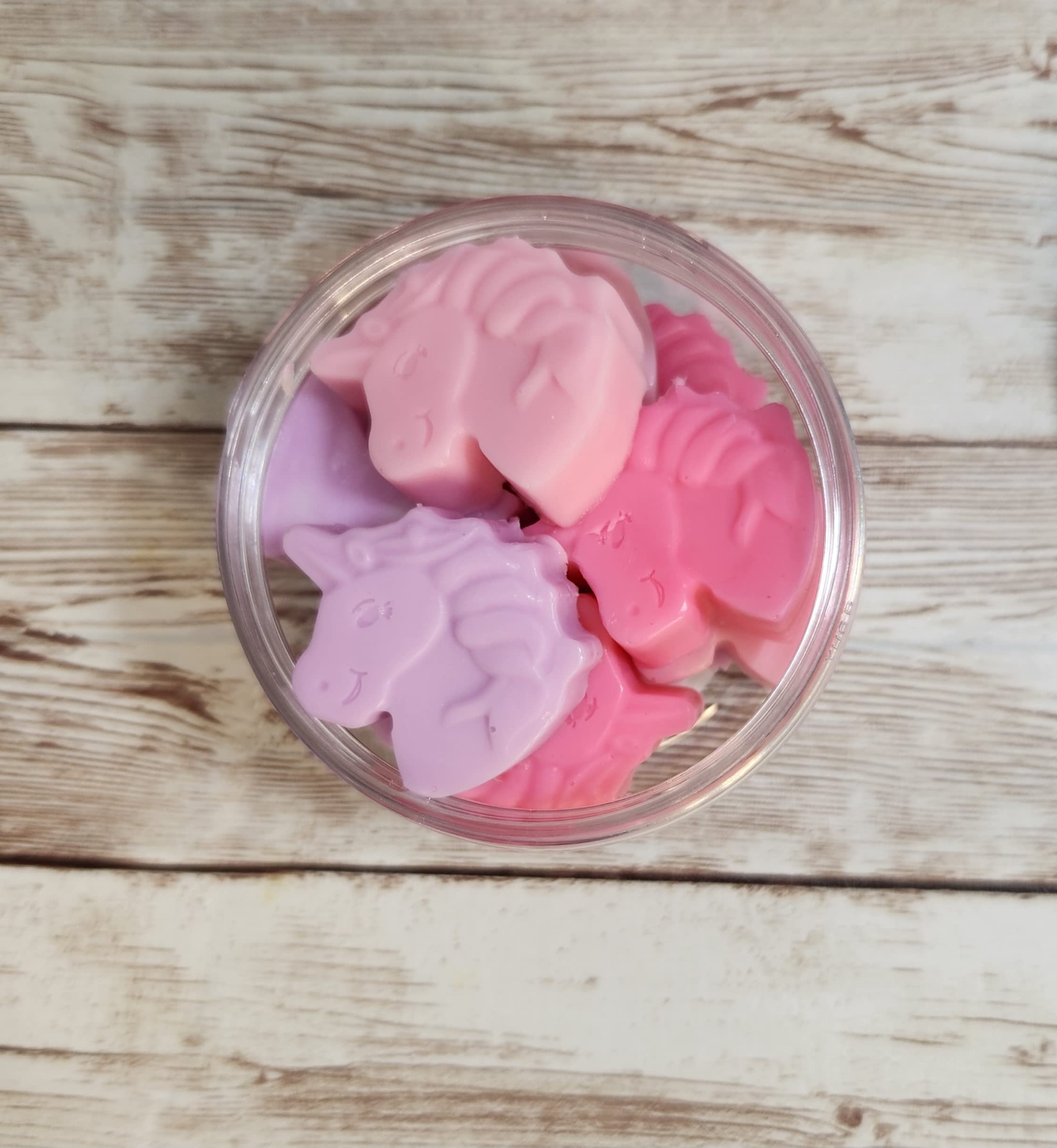 6 oz Mini Unicorn Shaped Soap with Raspberry Jam Scent - All Natural Shea Butter, Mango Butter & Goat Milk Soap - Gentle Makeup Brush Cleaner (3 Pack) - Perfect for Kids Bath Time, Spa Gifts & Skincare Routine