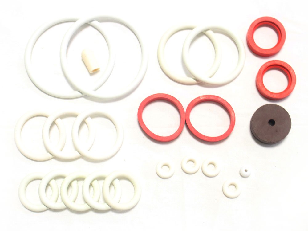 Gottlieb Jungle Queen Pinball Machine White Rubber Ring Kit - Replacement Parts for Arcade Game Maintenance & Repair