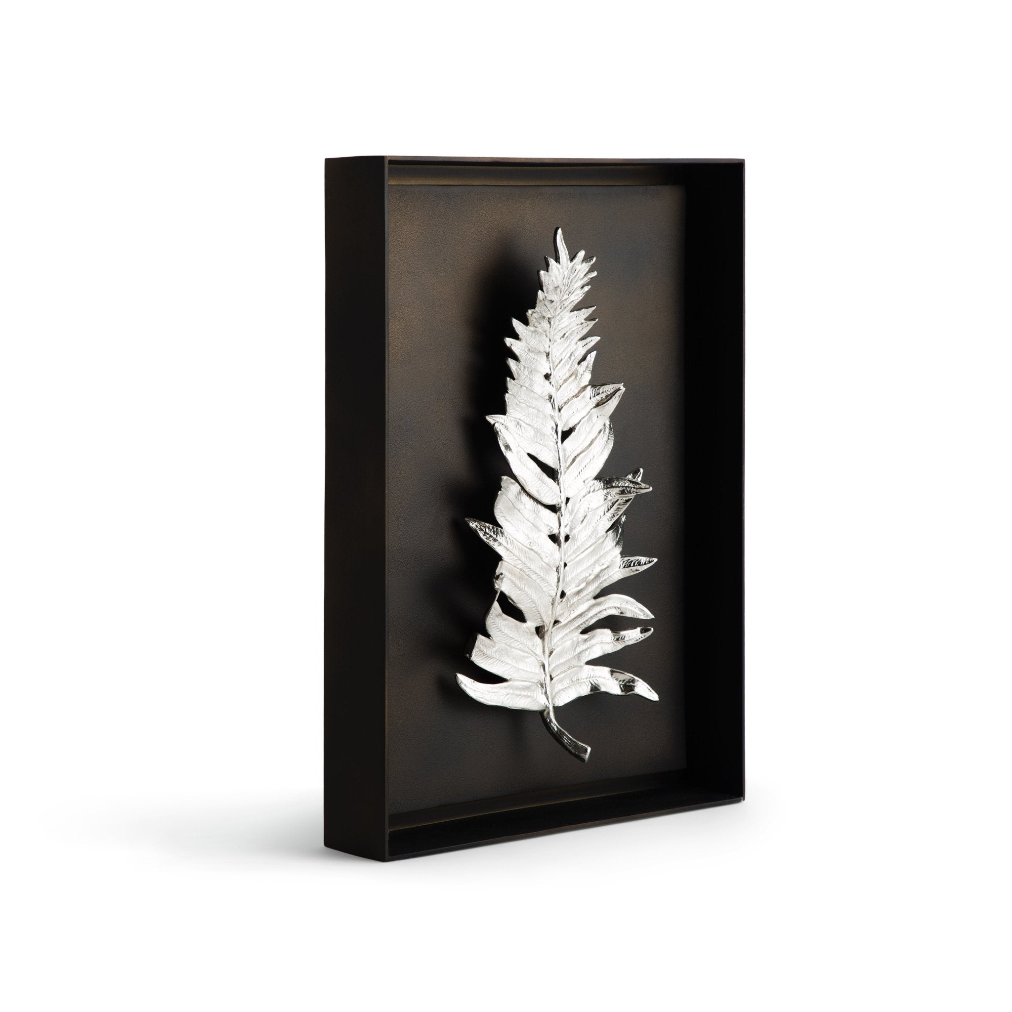 Fern Shadow Box Frame - Preserved Real Ferns in Glass Display for Home Decor, Wedding Centerpieces & Wall Art - Perfect for Nature Lovers & Botanical Decor