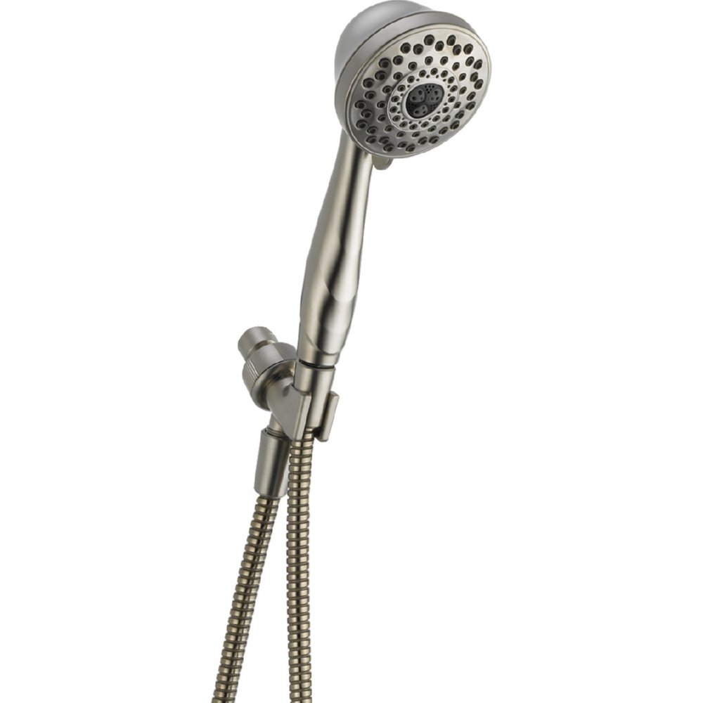 Delta Faucet 7-Spray Handheld Shower Head with Hose - Brushed Nickel Detachable Shower Head for Bathroom & Spa - Adjustable Water Pressure & Easy Installation - Perfect for Relaxation & Water Conservation